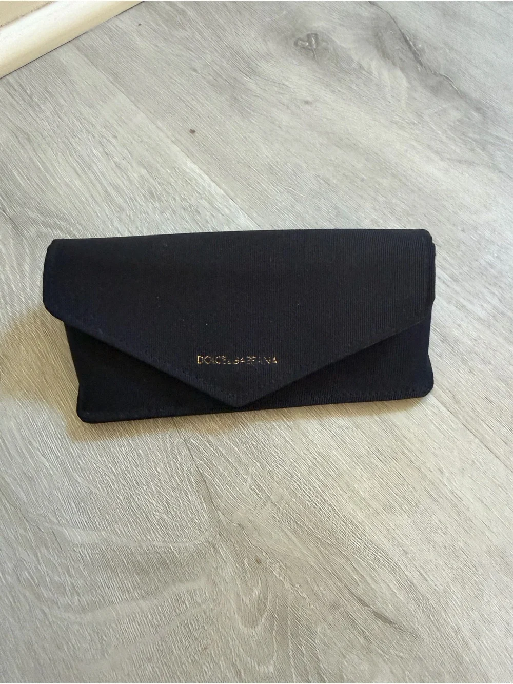 Dolce & Gabbana Black and Gold polarized Sunglasses with Case